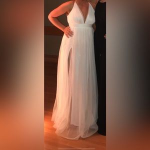 White ‘Ever After’ Prom Dress
